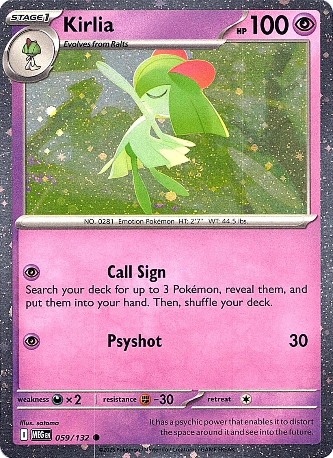 Kirlia (Cosmos Holo)
