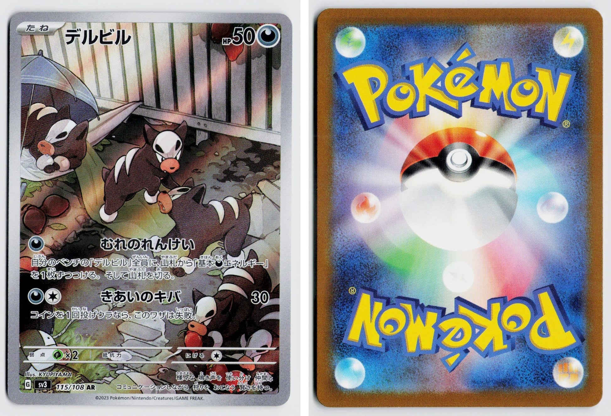 Front + Back scan