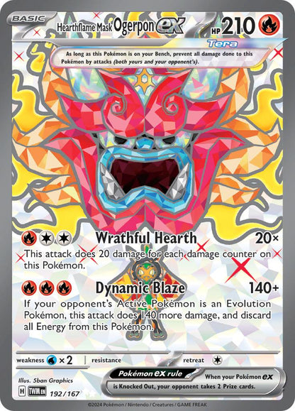 Hearthflame Mask Ogerpon ex - 192/167