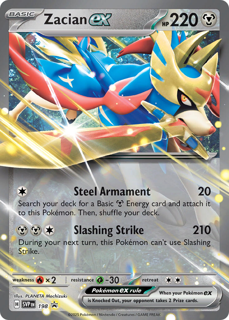 Zacian ex - 198